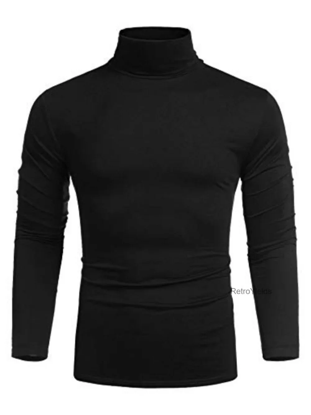 Men's Slim Fit Long Sleeve Turtleneck Thermal T-Shirt